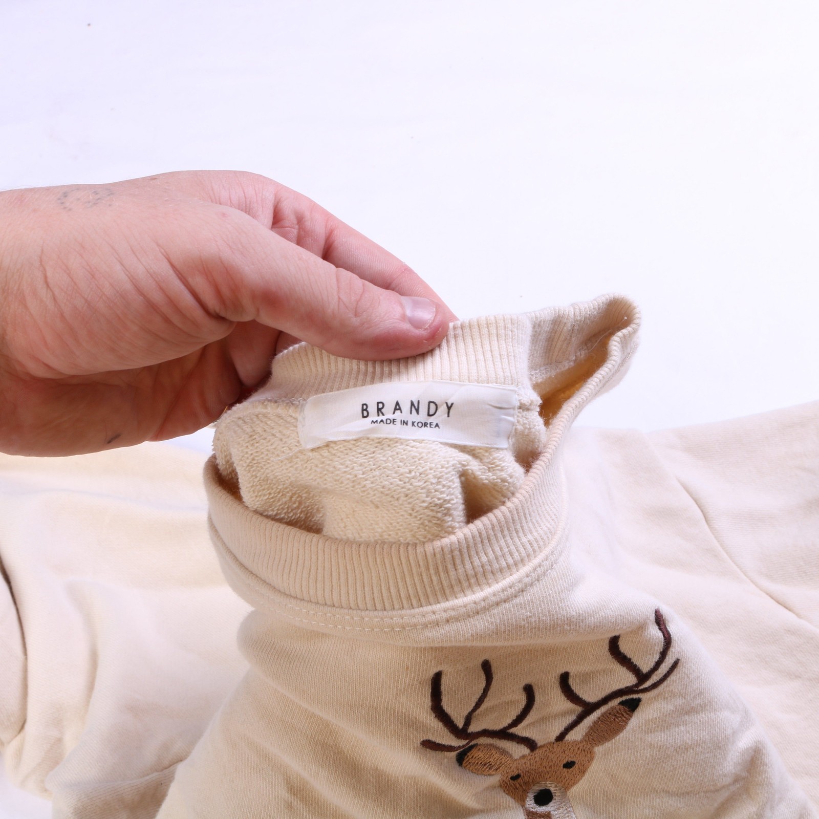 Brandy Beige Sweatshirt Mens S image 4