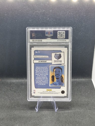 2023 Panini NBA Hoops Ja Morant Presentations #5 PSA 10 - Bild 2 von 2