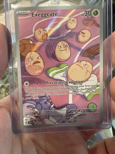 Exeggcute Pokemon Illustration Rare SV08: Surging Sparks 192/191
