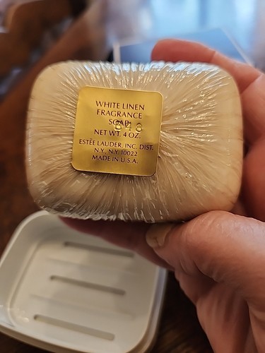 Vtg Estee Lauder White Linen Fragrance Soap 4oz Sealed + Box - Picture 12 of 17