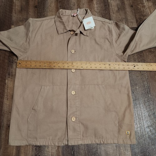 Armor Lux Fisherman's Jacket XL Cotton Canvas Tan 72932 - Picture 6 of 7