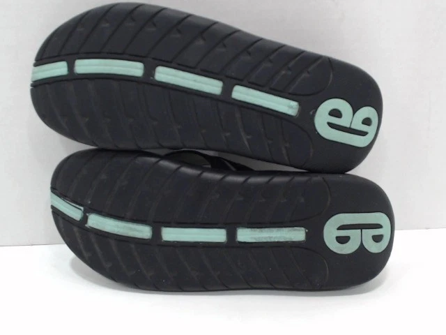 UsedGood - Reef Womens Girls Slap 3, Black/Black/Aqua, 9 - Image 4 of 4