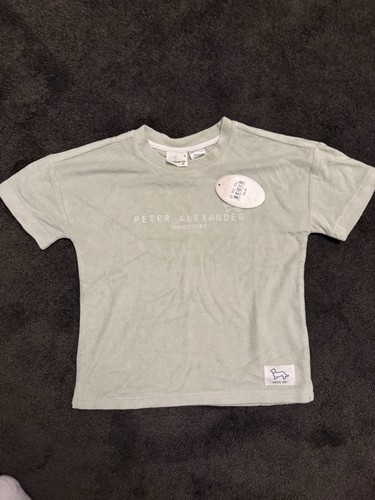Peter Alexander Junior Boys Terry PJ Set Size 4 - Picture 2 of 4