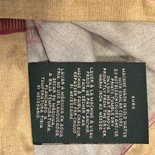 RARE Set 2 Ralph Lauren Rhys Stripe Euro Pillow Shams- Matches Tangier Island - Picture 9 of 10