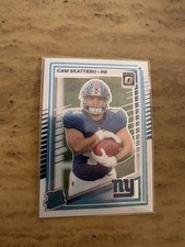 2025 Panini Donruss Optic Rated Rookie Cam Skattebo #228 New York Giants