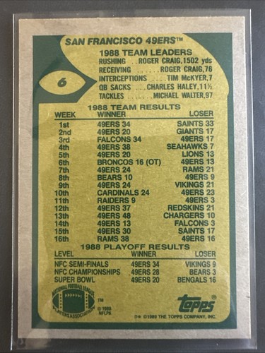 1988 Topps Team Leaders Lot (5) #’s 6, 96, 152, 233, 259 NMMM - Picture 3 of 11