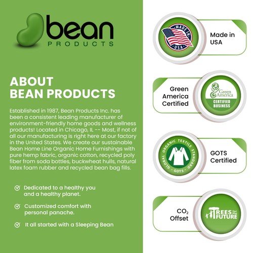 Almohada de bateo de algodón natural para yoga - Hecho en EE. UU. - Imagen 9 de 19