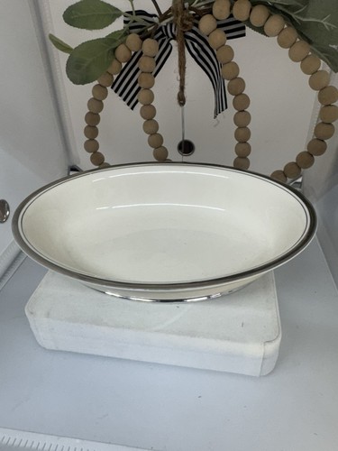 Franciscan China HUNTINGTON 9" & 10” OVAL BOWL PLATINUM TRIM Set Of 2 - Picture 11 of 11