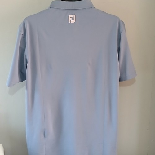 FootJoy FJ Athletic Fit Grey Golf Polo Shirt Light Weight Mens Size Large - Picture 5 of 9