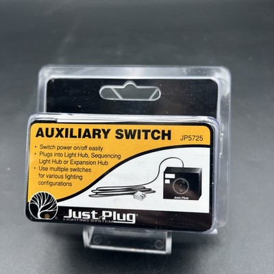WOODLAND SCENICS JP5725 AUXILIARY SWITCH JUST PLUG LIGHTING SYSTEM WDS5725 NEW
