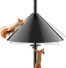 Squirrel Baffle for Bird Feeder Pole - 19 Inch Metal Guard for Shepherd’s Hoo...