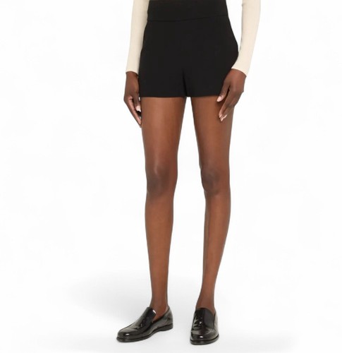 Alice + Olivia "Donald" schwarze hochtaillierte Shorts neu mit Etikett Größe 10 - Bild 4 von 5