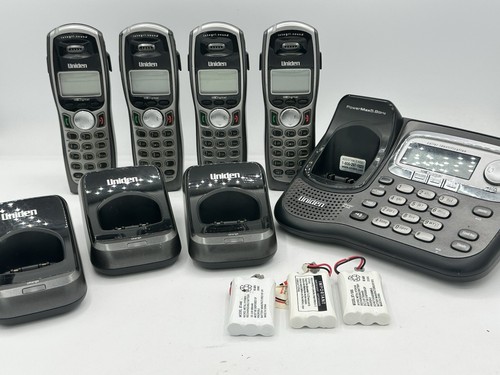 Uniden Tcx905 5.8 Ghz Cordless Handset & Charging Base Bundle Tru9466 - 4 Phones