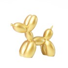 Balloon Dog Mini Art Animal Small Statue,Gold Balloon Dog stat Statues (Resin...
