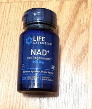30 Life Extension Nad+ Cell Regenerator 300 mg. Exp-10/26-30 Vegetarian Capsules
