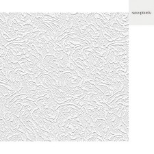 Durable Pre-Pasted Vinyl Wallpaper, White - 21" W x 33' L, Quick Installation