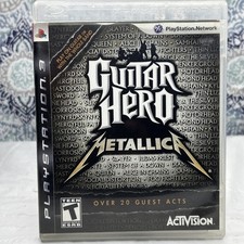 Guitar Hero Metallica Complete w/ Case and Manual Playstation 3 PS3 - TESTED