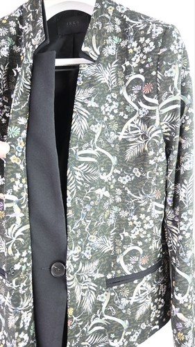 IKKS classic tailored blazer in woodland floral print size 44/UK14 - Picture 11 of 19