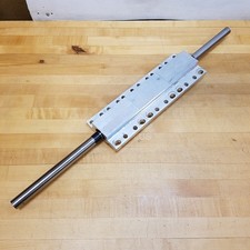 (3) Pillow Block Round Rail Linear Guide System, 1" Diameter Rod, Thomson SSU16