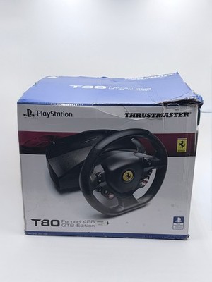 Thrustmaster T80 Ferrari 488 GTB Edition Racing Wheel Pedals PS4/5 PC (OPEN BOX)
