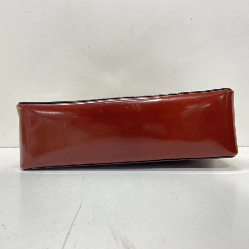 Bolso de hombro Trussardi para mujer rojo cuero liso dorado herrajes Foto 4 de 4