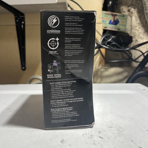 Razer RZ01-03050400-R3U1 White Viper Ultimate Gaming Mouse/Dock New DAMAGED BOX - Picture 4 of 7