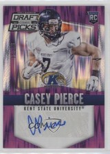 2015 Prizm Collegiate Draft Picks Purple Flash /99 Casey Pierce Rookie Auto RC