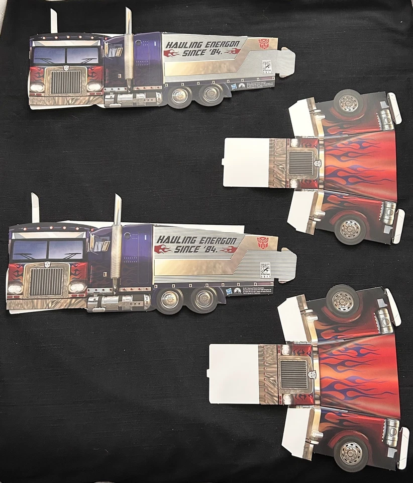 RARO 2011 SDCC TRANSFORMERS OPTIMUS PRIME ENERGON CABINA PANTALLAS PROMOCIONALES X 2 Foto 3 de 4