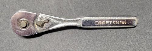 Cricchetto a sgancio rapido vintage Craftsman 1/4" unità 44807 serie VL USA - Foto 1 di 12