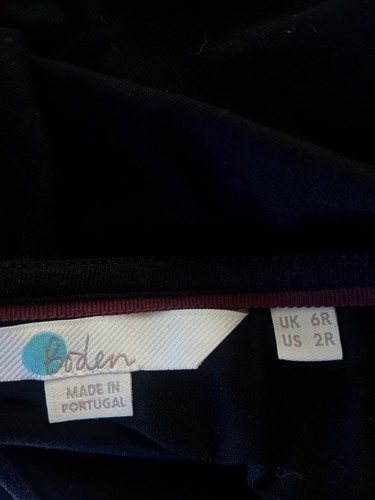 Boden Isla Jersey Jumpsuit In Black Sz 2 - Picture 10 of 10