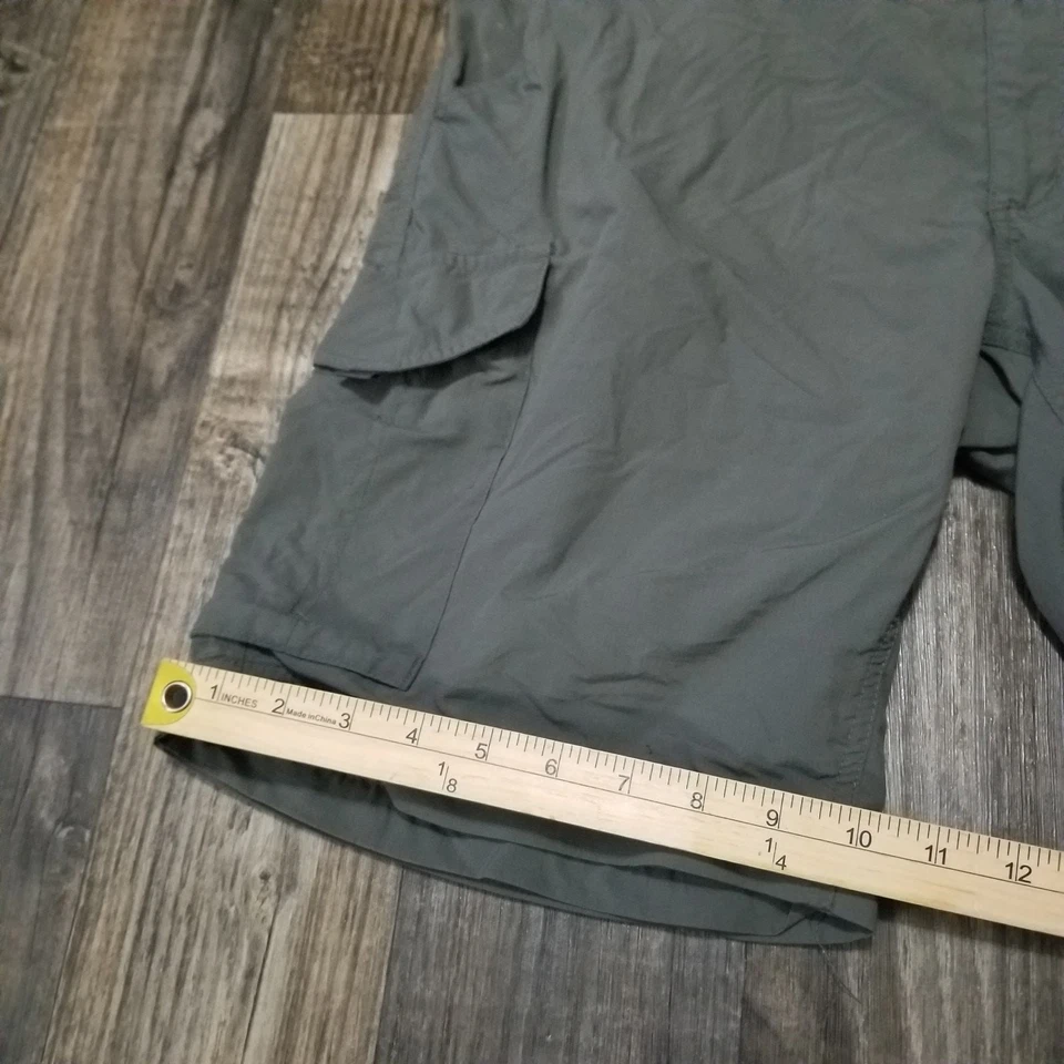 Pantalones Cortos Columbia PFG Para Hombres 36x30 Multi Bolsillo Carga Verde Pesca Deportes al Aire Libre Foto 2 de 4