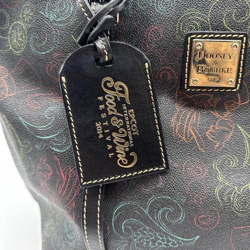 Disney Dooney & Bourke Food & Wine Festival Mickey Letter Carrier Crossbody - Picture 2 of 8