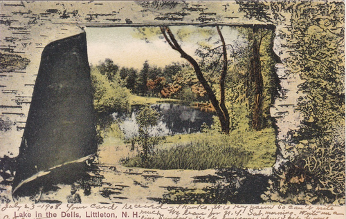 Littleton, N. H. 3, 1905-1920er Jahre, Main St Looking East/West m.Autos, Lake in Dells - Bild 2 von 4