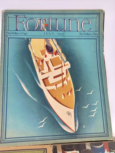 Vintage Fortune Magazine Lot of 3 - 1937 July, August, September - Picture 2 of 18