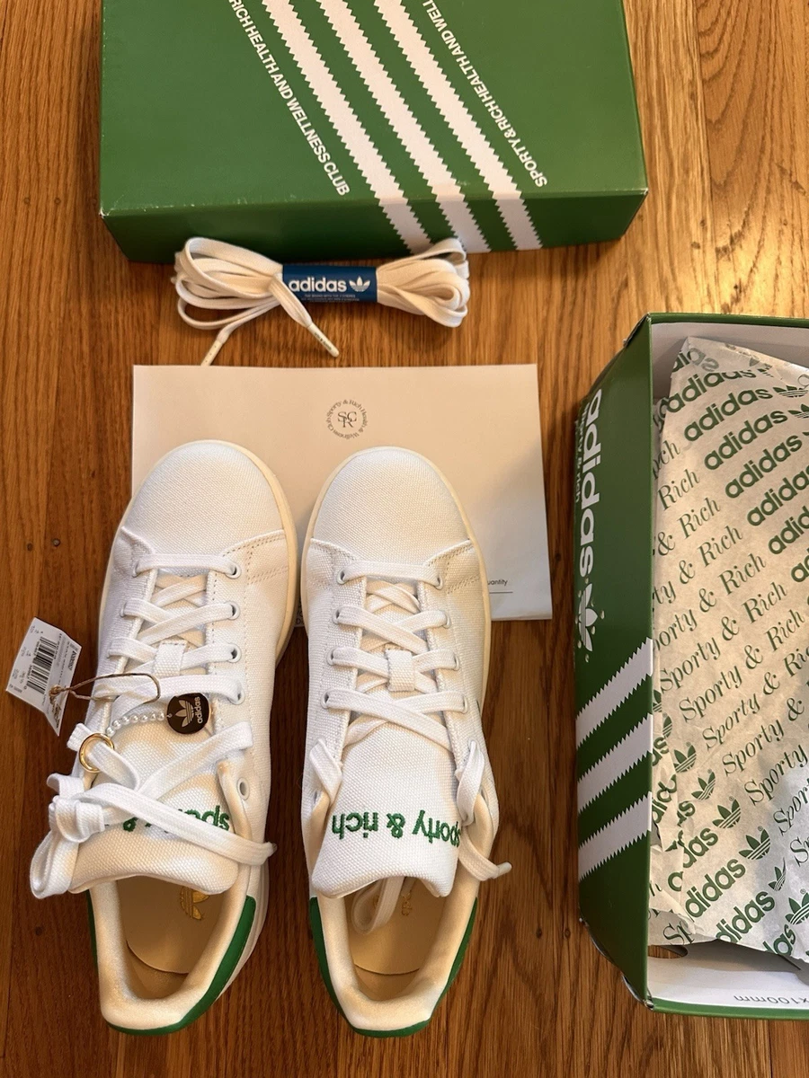 Sporty & Rich x adidas Stan Smith White Green | eBay