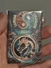 2024 Lunar Dragon Colorized 33g .999 Copper Round