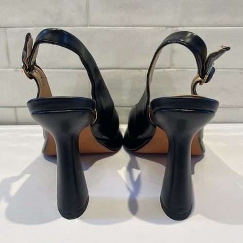 Ann Creek Damen Plateau Slingback eckige Zehenpartie High Heels neu ohne Karton schwarz Größe 10M - Bild 4 von 7