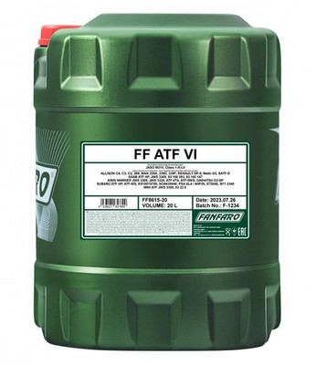 FANFARO Getriebeöl Automatikgetriebe FF8615 ATF VI 20 Liter