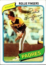 Rollie Fingers 1980 Topps #651 San Diego Padres