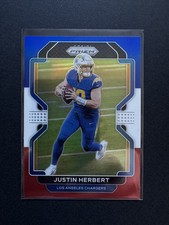 Panini Prizm 2021 Justin Herbert Los Angeles Chargers Red White & Blue Prizm