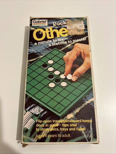 Otello Vintage - Gioco da Tavolo Pocket/Viaggio (1977, Gabriel) Completo di Scatola - Foto 1 di 4