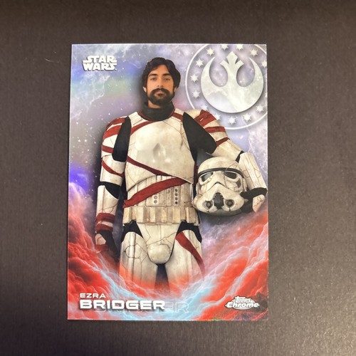 2025 Topps Chrome Star Wars - Chrome Variation Refractor Ezra Bridger #CE-16 - Imagen 1 de 2