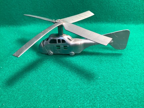 1960's marx american airlines astrojet airport playset helecopter w/ launcher - Picture 6 of 7