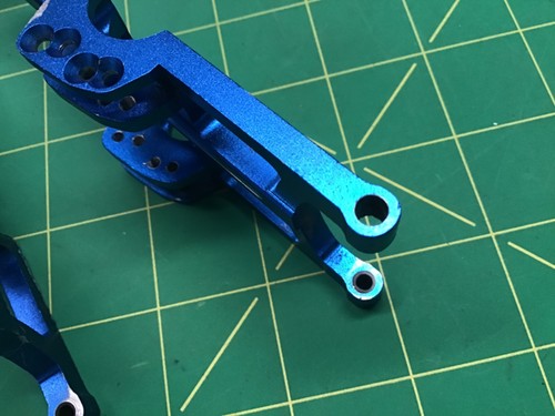 Tmaxx blue aluminum used a-ams set Emaxx too not for show with pins and balls ok - Picture 14 of 16