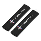 Seat Belt Pads - Mustang Tri-Bar Logo * Comfort & Style! FREE USA SHIPPING!