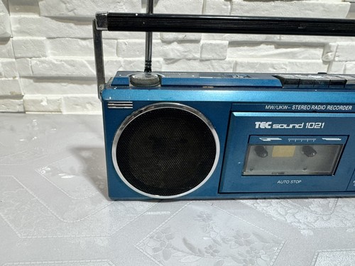 TEC Sound 1021 Mini Ghettoblaster MW/UKW- STEREO RADIO RECORDER - Bild 3 von 8