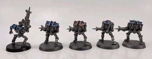 Warhammer 40K Necron Warriors / Raiders Squad 2da Edición Miniaturas de Metal x5 - Imagen 7 de 13