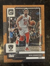 2022-23 Panini Donruss Optic Ben Simmons #16 Copper Glitter Prizm /99