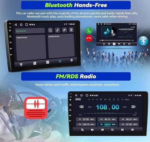 CAMECHO 2G+64G Android 13 Car Stereo for Ford Edge 2011-2015 - Picture 7 of 8