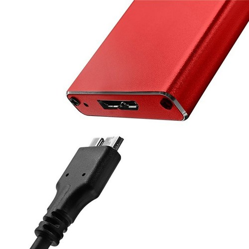 Externe Box Qoltec 51831 Rot - Afbeelding 4 van 9